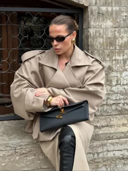Solid Laepl Lace Up Trench Coat Women Fashion Full Sleeve Waist Cinching Short Windbreak 2026 New Autumn Office Commute Outwear
