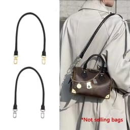 Genuine Vachetta Leather Bag Strap for LV Speedy 20 25 30 Shoulder Straps Long Bags Belts Replacement Bag Accessories