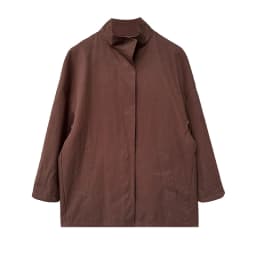 LANMREM Temperament Short Trench For Women Lapel Single Breasted Solid Color Pockets Design Coat 2026 Spring Autumn New 2Z2225