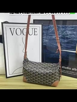 Crossbody Shoulder Strap for Goyard Bowling 25 Toiletry Bag,Extended Handle Strap, Women Handbag Modification Replacement Access