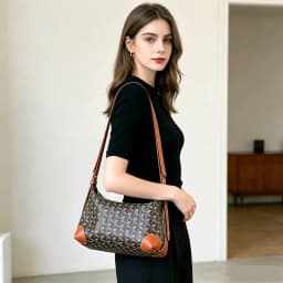 Crossbody Shoulder Strap for Goyard Bowling 25 Toiletry Bag,Extended Handle Strap, Women Handbag Modification Replacement Access