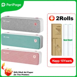 Peripage A40 P81 Inkless Portable A4 Thermal Printer Wireless Bluetooth USB Printing Text PDF Document Photos A4 Machine Maker