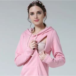 Autumn Winter Maternity Clothes Breastfeeding Tops Nursing Hoodies Thickened Warming Long Sleeve Pregnant Women Hoodie Sweater