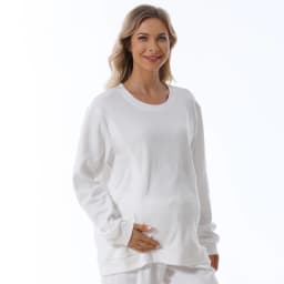 Plus Size Pregnant Women Sweatshirt Long Sleeve Spring Autumn Breastfeeding Clothes Blouse Maternity Clothes Pullover Hoodies