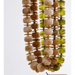 Yhpup Exclusive Resin Beads & Spacer Chain Handmade Statement Necklace 2025 Stainless Steel Waterproof Fashion Jewelry Gift