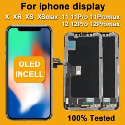 AAA+++ OLED For iPhone X XR Max XS LCD Incell For iphone 11 12 13 Pro Max 13 Mini 14 Plus OLED Display Screen Digitizer Assembly