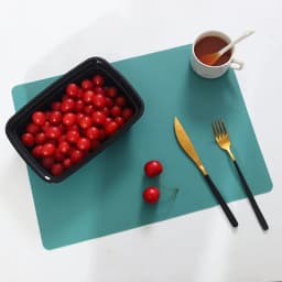 15.75"x11.81" Extra Large Waterproof Placemat Food Grade Silicone Heat Insulation Non-slip Washable Table Mat For Kitchen Dinner