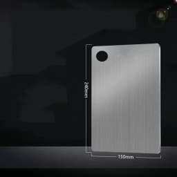 JUSTINLAU Stainless Steel Thickened Cutting Board Antibacterial Mildew-proof Kneading Dough Board Fruit Vegetable Cutting Board