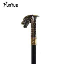 Vintage Black Gold Dragon Walking Cane Gentleman Collections Elegant Walking Stick Cosplay Photography Film Props Crutch 93CM