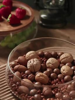 Creative Glass Food Storage Containers with Wooden Lid Kitchen Snack Fruit Candy Nut Sundries Storage Organizer for Kitchen