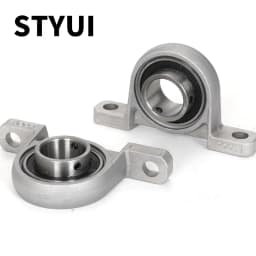 Kp08 Kp000 Kp001 Kp002 KFL08 KFL000 KFL001KFL002Zinc Alloy Diameter 8mm TO 25mm Bore Ball Bearing Pillow Block Mounted Support