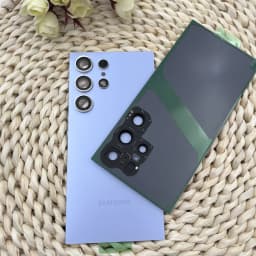 SAMSUNG GALAXY S24 Ultra S24U Mobile Phone Cover Real Door 3D Glass Replace Back Battery Housing Case With Camera Lens &Adhesive