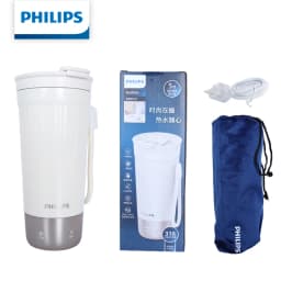 Philips Electric Kettle Bottle 400ml Electric Heating Cup NTC Temperature Control 110V-240V Thermos Cup
