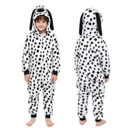 Girls Black Cat Leopard Cat Cosplay Costume Child Anime Pajamas Animal Onesies Kigurumi Christmas Halloween Jumpsuit Party Gift