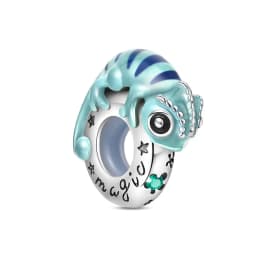 100% 925 Sterling Silver Rainbow Zircon Colorful Butterfly Dragon Shaped Silicone Stopper Charms Beads Fit DIY Bracelets Jewelry