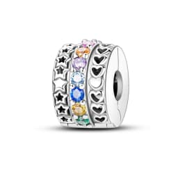 100% 925 Sterling Silver Rainbow Zircon Colorful Butterfly Dragon Shaped Silicone Stopper Charms Beads Fit DIY Bracelets Jewelry