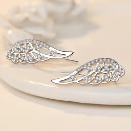 High-quality 925 Sterling Silver Crystal Fashion Circle Hoop Earrings for Woman Wedding Party Gift Street Versatile Jewelry