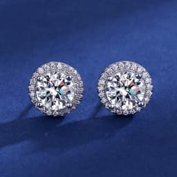 High-quality 925 Sterling Silver Crystal Fashion Circle Hoop Earrings for Woman Wedding Party Gift Street Versatile Jewelry