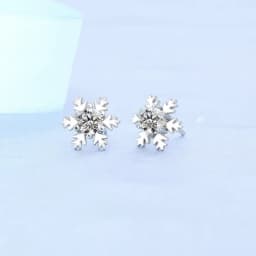 High-quality 925 Sterling Silver Crystal Fashion Circle Hoop Earrings for Woman Wedding Party Gift Street Versatile Jewelry
