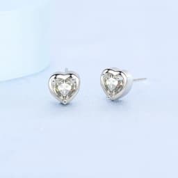 High-quality 925 Sterling Silver Crystal Fashion Circle Hoop Earrings for Woman Wedding Party Gift Street Versatile Jewelry