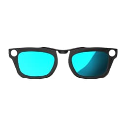 HIBLOKS Clip For Ray-Ban Meta Blayzer RW7001 50-19 Standard Smart Glasses Accessories Matte Polarized Clip Sunglasses Lenses