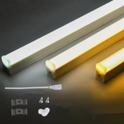220V 110V LED Tube Lamp T5 6W 10W / T8 8W 12W Led Bulb PVC Plastic Fluorescent Integrated Lighting For Home Kitchen Wardrobe