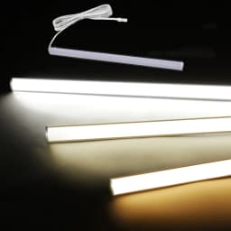 12V LED Cabinet Lamp Aluminum 30cm 40cm 50cm LED Bar Cabinet Light White Warm Natural Kitchen Bedroom Closet Bedside Night Light