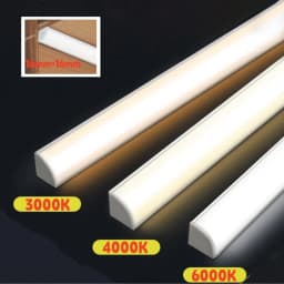 12V LED Cabinet Lamp Aluminum 30cm 40cm 50cm LED Bar Cabinet Light White Warm Natural Kitchen Bedroom Closet Bedside Night Light
