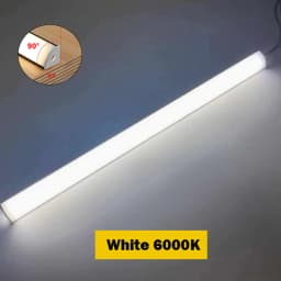 12V LED Cabinet Lamp Aluminum 30cm 40cm 50cm LED Bar Cabinet Light White Warm Natural Kitchen Bedroom Closet Bedside Night Light