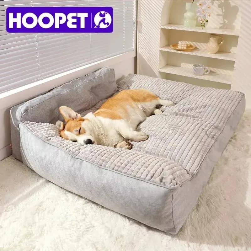HOOPET Dog Cat Warm Sleeping Bed Cozy Nest Mat Medium Big Dogs Cushion Kennel Cat Pad Pet Supplies