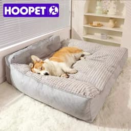 HOOPET Dog Cat Warm Sleeping Bed Cozy Nest Mat Medium Big Dogs Cushion Kennel Cat Pad Pet Supplies
