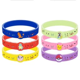 12pcs Pokemon Bracelet Anime Pikachu Charmander Children Cartoon Silicone Wristband Bracelets Party  Accessoires Cosplay Gifts