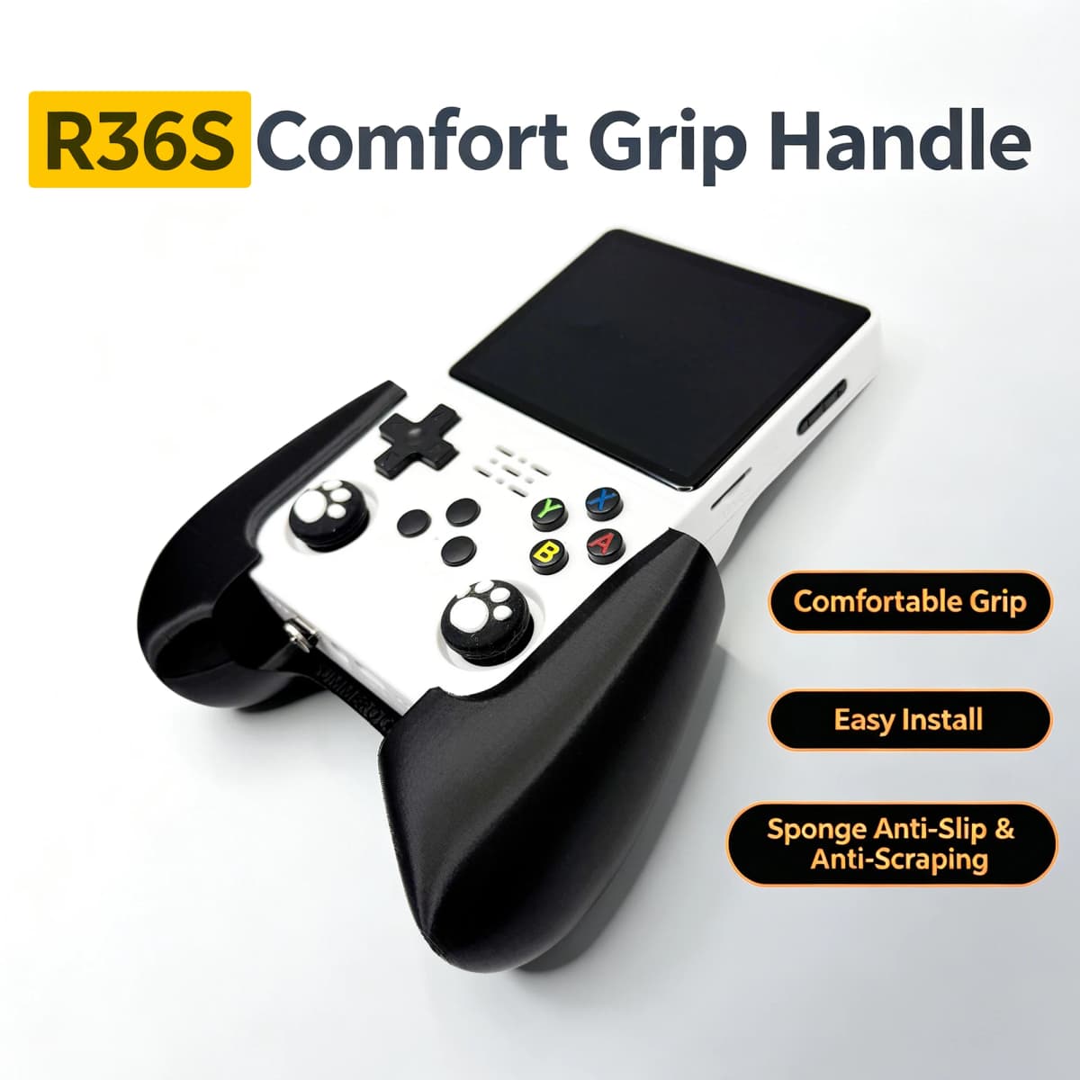 For R36S Grip Easy Install Lightweight Version 3D Printed Comfortable Grip Handle Accessories For R36 S Console