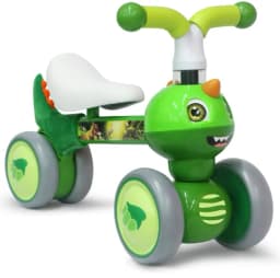 Baby Balance Bike 1 2 3 Years Old Boys Girls Toddler Ride on Toys for 1 Year Old Baby Trike Garden Toys 1st Birthday Gift for Girls Boys Bike Walker No Pedals (Dinosaur) No Pedal Trike and Walker for Kids. Safe Garden Play Activity and First Birthday Gift
