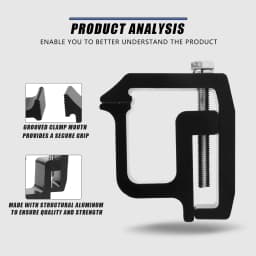 General Purpose for Truck Top Cover Pickup Truck Camper Shell Mounting Clamp Fixed Mounting Bracket 1/2/4/6 pcs