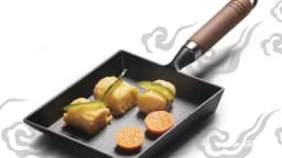 Thickened Japanese Omelette Pan / Tamagoyaki Pan, Non-stick Rectangle Mini Egg Frying Pan - Cast Iron / Aluminum Alloy
