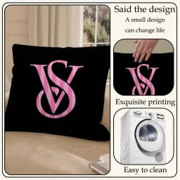 Pink Cushion Cover Decorative Pillow Sofa Home Decor Case Pillow Cases Fashion S-victorias S-secretS