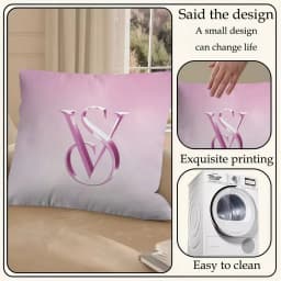 Pink Cushion Cover Decorative Pillow Sofa Home Decor Case Pillow Cases Fashion S-victorias S-secretS