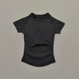 HISTELLO Sports Short Sleeve Top Women Gym Yoga Top Workout Clothes Sports T Shirt Fitness Activewear Running Tight Tops