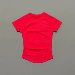 HISTELLO Sports Short Sleeve Top Women Gym Yoga Top Workout Clothes Sports T Shirt Fitness Activewear Running Tight Tops