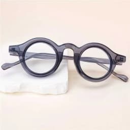 0+0.5+0.75+1.25+1.75+2.25…Transparent Round Reading Glasses Anti Blue Light Eyeglass Lenses Solid Color High Quality