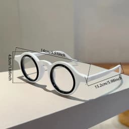 0+0.5+0.75+1.25+1.75+2.25…Transparent Round Reading Glasses Anti Blue Light Eyeglass Lenses Solid Color High Quality
