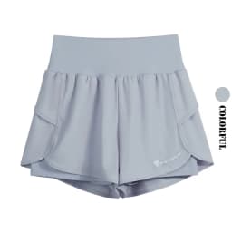DRUR Breathable Gym Clothes for Women 2 Piece Summer Workout Sets Full Zip Sports Tops with Elastic Waist Shorts Active Wear New
