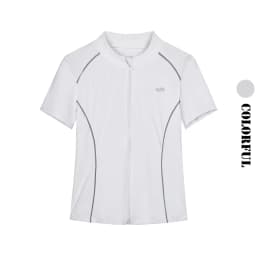 DRUR Breathable Gym Clothes for Women 2 Piece Summer Workout Sets Full Zip Sports Tops with Elastic Waist Shorts Active Wear New