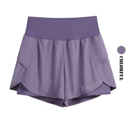 DRUR Breathable Gym Clothes for Women 2 Piece Summer Workout Sets Full Zip Sports Tops with Elastic Waist Shorts Active Wear New