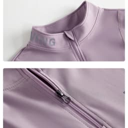 DRUR Women Lightweight Yoga Tops Long Sleeve Quick Dry Running Fitness Jacket Stand Collar Outdoor Sports Half Zipper Cardigan