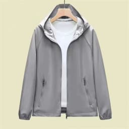 Thin Trench Coat Women Spring Autumn New Double Hooded Windbreaker Wind-Proof Waterproof Sports Outwear Female Fashion Joker Top