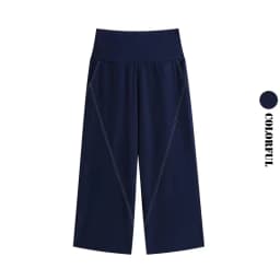 DRUR Loose Fit Summer Yoga Set Women 2 Piece Lightweight Breathable Sport Shirts Sweatpants Suit 2pcs Sportswear Outfit Yogawear