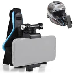 Motorcycle Helmet Phone Stand Mount Holder For GoPro Hero 13 12 9 8 7 Action Sports Camera Holder Motorcycle Camera Accessories