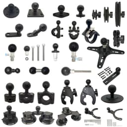 1 Inch 25mm Ball Head Adapter Motorcycle Handlebar Clamp Mount Phone Ball Head Mount Aluminum Ball Base Socket Arm Mount for Ram